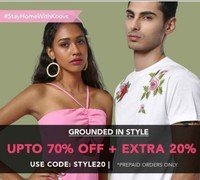 Grounded In Style Upto 70% off + 20 Extra 
