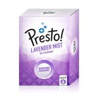 Amazon Brand - Presto! Air Freshener Pocket, Lavender Mist - 10 g (Pack of 6) 
