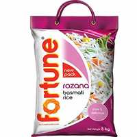 Pantry : Fortune Rozana Basmati Rice, 5kg @324

