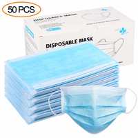 dust Protection, Disposable Face No Breathing Valve FDA certific Thick 3Ply (50 Pieces)-7

