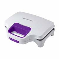 Wonderchef Deep Pocket 830 Watts Sandwich Maker (White/Purple)