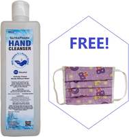 Nutrapharm 70% Alcohol Aloe Instant Hand Sanitizer 500ml Free Baby mask