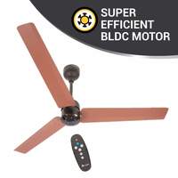 Atomberg Renesa 1200 mm BLDC Motor with Remote 3 Blade Ceiling Fan  (Brown and Black, Pack of 1

