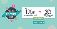 Get Rs.250 off on netmeds on Rs.500 and above.