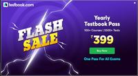 Testbook Flash Sale - Get Yearly Testbook Pass At Just Rs.399 Only