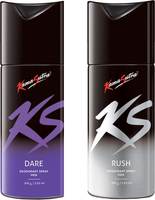 KamaSutra Rush and Dare Deodorant Spray - For Men  (300 ml, Pack of 2)