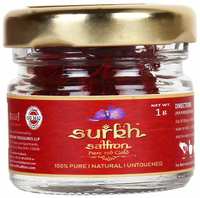 SURKH Premium Pack - 100% Pure I Natural I Untouched Grade 1 Saffron/Kesar 1 g