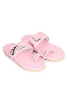 Bootie Pie Girl's Bebo Pink Indian Shoes- 6 Kids UK/India 