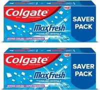 Colgate MaxFresh Anticavity Gel, Peppermint Ice Toothpaste (600g, Pack of 2)