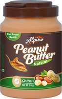 Alpino Natural Peanut Butter Crunch 2.4 KG (Unsweetened / Gluten Free / Non-GMO / Vegan)