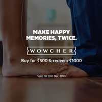 OYO WOWCHER - Pay Rs 500 & get Wowcher worth Rs 1000 & redeem it anytime before 20th December!