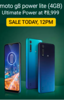 Moto G8 Power Lite (4 GB) (Sale Today at 12 Noon) 