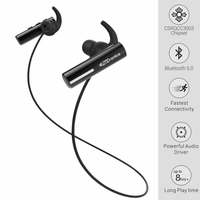 Portronics POR-119 Harmonics Notes Bluetooth 5.0 Wireless Sports Headphone(Black)

