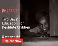 Donate two days' education for destitute children @ 60 Coins