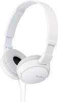 SONY ZX110A Wired Headset Without Mic (White, Wired Over The Heas) 
