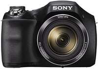 Sony Cyber-Shot DSC-H300/BC E32 Point & Shoot Digital Camera (Black) 35x Optical Zoom with Camera Case

