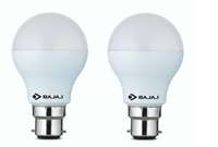 Bajaj Base B22 9-Watt Led Bulb (Pack of 2, Warm White)