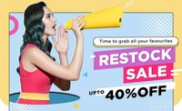 Nykaa Restock Sale Upto 40% Off