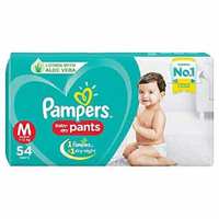 Pampers Baby Dry Diapers Pants (MED) 54 Pcs