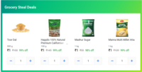 Grocery Steal Deals - 4 Items For Rs.4 (Dal + Aata + Sugar + Almonds) | Del, Mum, Blr, Hyd, Chen