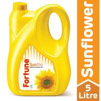 PANTRY : Fortune Sunlite Refined Sunflower Oil, 5L
