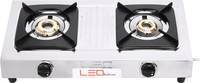 Leo Natura Smart Stainless Steel Manual Gas Stove  (2 Burners)
