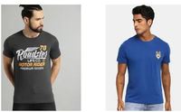 Men T Shirt Starting From 209 + Free Shipping