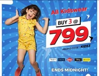 KIDSWEAR BUY 3 AT RS 799