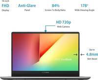 Asus VivoBook S14 Core i7 8th Gen - (8 GB/1 TB HDD/256 GB SSD/Windows 10 Home/2 GB Graphics) S430FN-EB059T Thin and Light Laptop