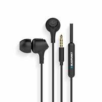 Blaupunkt EM01 in-Ear Wired Earphone with Mic and Deep Bass HD Sound Mobile Headset with Noise Isolation and with customised Extra Ear gels
