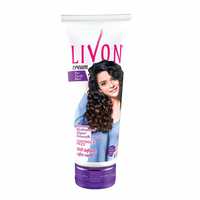 Livon Cream For Curly Hair,Fights frizz & dryness,Well-defined, super smooth curls, Moroccan Argan Oil, No Sulphates & No Paraben, 100 ml