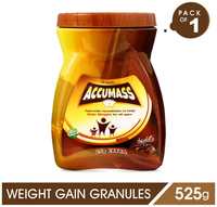 Accumass Weight Gain Powder 525 g, Chocolate Flavor, Pack of 1 