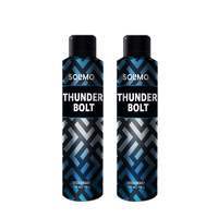 Amazon Brand - Solimo Thunder Bolt Deodorant For Men, 150 ml (Pack of 2)