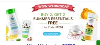 Mamaearth: Wow Wednesday Day Offer Buy 2 Get 2 Free