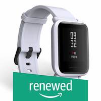 (Renewed) Amazfit Huami Bip Touch Screen Smartwatch A1608 (Cloud White) 