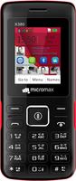 Micromax X380  (Black&Red)