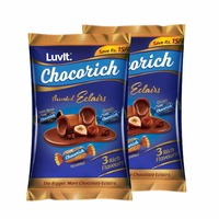 LuvIt Chocorich Assorted Eclairs Chocolate Birthday Party Gift Combo Pack of 2