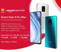 Redmi note 9 pro Max Sale Live at 12 Noon