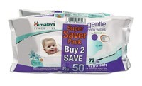 Himalaya Gentle baby wipes. 72 pieces ( pack of 2) 144 wipes.