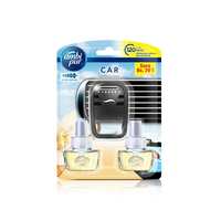 Ambi Pur 82209470 Vanilla Bouquet Car Air Freshener Starter Kit with 2 Refills (7.5 ml)