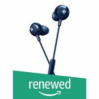 (Renewed) Philips Bass+ SHE4305 Headphones with Mic (Blue)