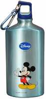 Disney Mickey Mouse Aluminum Sipper Bottle, 500ml, Light Blue/Blue