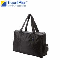  Travel Blue Black 16 Litres Travel Folding Duffle Carry Bag 