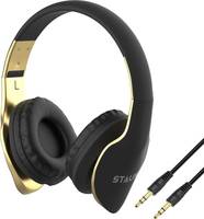 Staunch Rock 200 Wired Headset  (Black, Wired over the head)