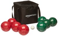 AmazonBasics Bocce Ball Set with Soft Carry Case