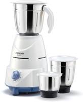 Eveready JXs Glowy 500 W Mixer Grinder  (White, Blue, 3 Jars) 49% OFF