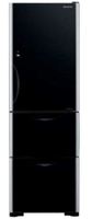 Hitachi 342L Frost Free Triple Door Bottom Mount Refrigerator (Glass Black, SG32FPND)
