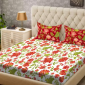 Buy Premium bed-sheets(Raymonds, Trident, Stellar) at upto 80% off + 15% extra off on buying 4 or more