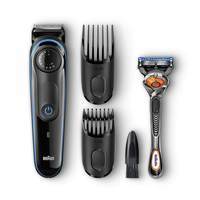 Braun BT3040 Beard / Hair Trimmer for Men with Free Gillette Fusion ProGlide Manual Razor

