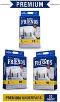 FRIENDS Premium Underpads - Unisex Adult Changing Mats - Size  L 10Pcs (Pack of 3)